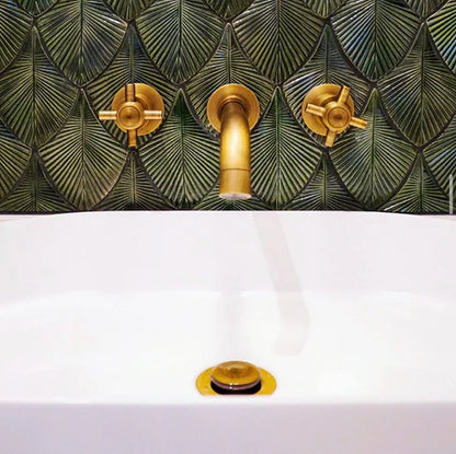 Modern Brass Cross Handle 3 Hole Basin Mixer #20103