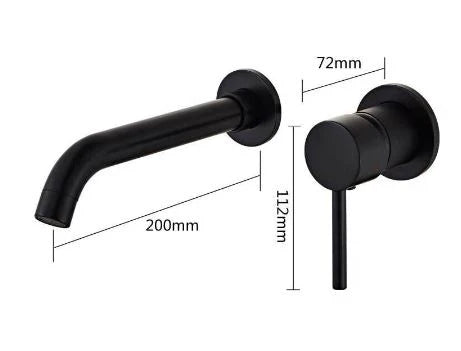 Matt Black Modern Basin Mixer #201869