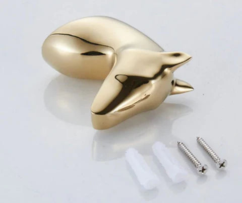 Gold Horse Robe Hook #201844
