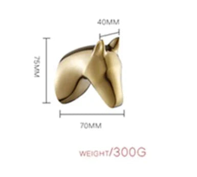 Gold Horse Robe Hook #201844