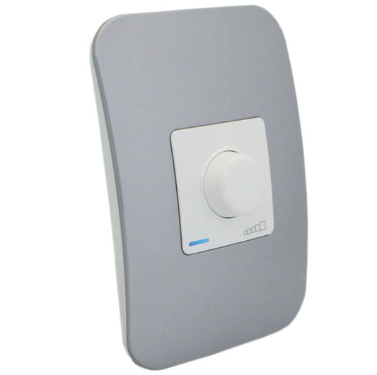 Rotary Dimmer with Locator - Silver