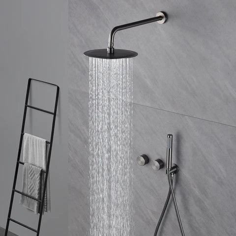 Gunmetal Grey Concealed Shower Mixer #202421