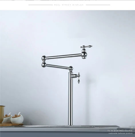 Deck Mounted Chrome Pot Filler #202315