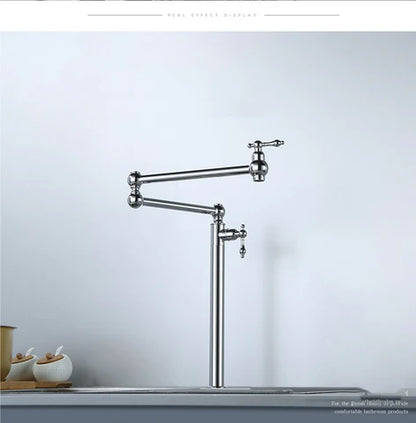 Deck Mounted Chrome Pot Filler #202315
