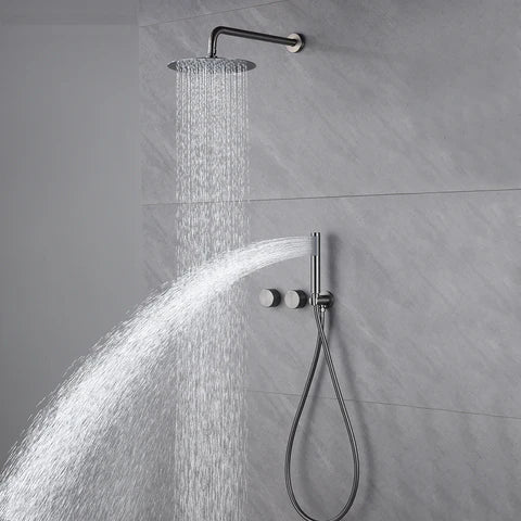 Gunmetal Grey Concealed Shower Mixer #202421