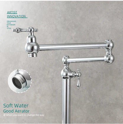 Deck Mounted Chrome Pot Filler #202315