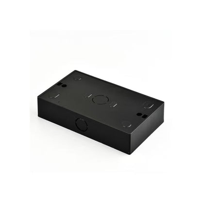 BLACK SURFACE MOUNT - WALL BOX - (147 x 86 mm)
