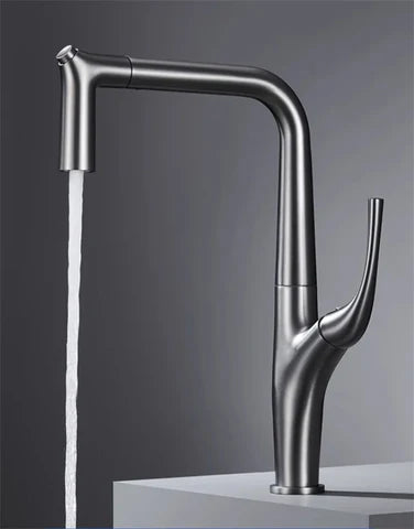 Modern Gunmetal Kitchen Mixer #202426