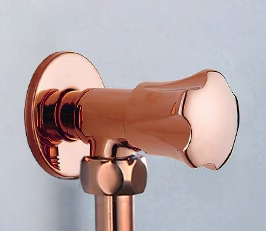 Rose Gold Angle Valve #201784