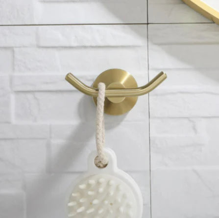 Brushed Gold Modern Robe Hook #20110