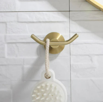 Brushed Gold Modern Robe Hook #20110