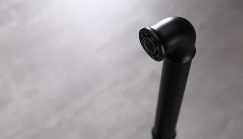 Steampunk Matt Black Basin Mixer #20123