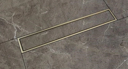 Brushed Gold Shower Trap 60cm #20117