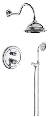 Antique Chrome Shower With Hand Shower #20124