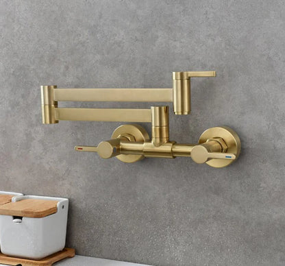 Brushed Gold Pot Filler/Kitchen Mixer #20258