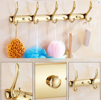 Shiny Gold Robe Hook #20234