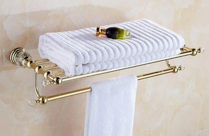 Gold Crystal Towel Rack #20250