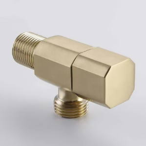 Brushed Gold Angle Valve #20255