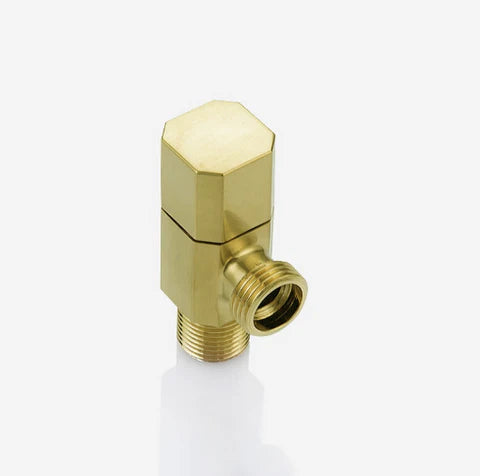 Brushed Gold Angle Valve #20255