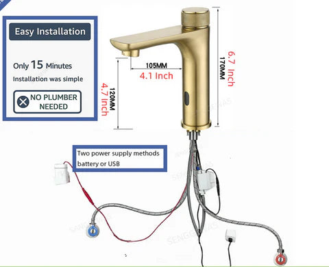 Brushed Gold Sensor Mixer #202312