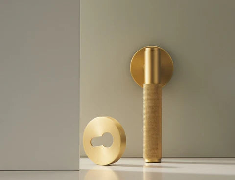 Brushed Gold Door Handle #202344