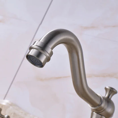 Brushed Nickel Antique 3 Hole Mixer #201730