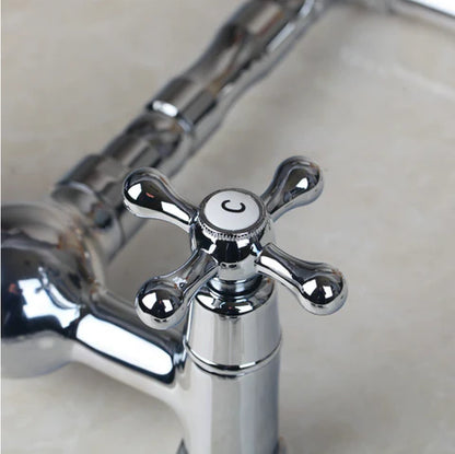 Chrome Antique Basin Mixer #201742