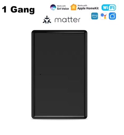 Matter WiFi Smart Wall Light Switch – 1–4 Lever