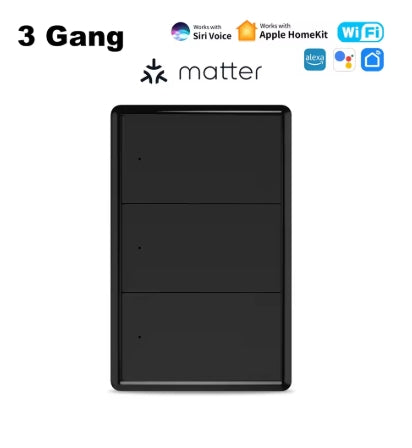 Matter WiFi Smart Wall Light Switch – 1–4 Lever