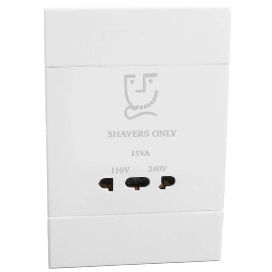 Shaver Socket - White