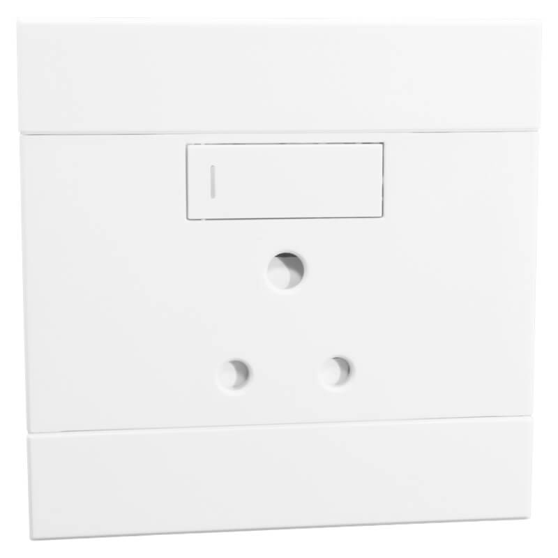 Single 16A RSA Socket White