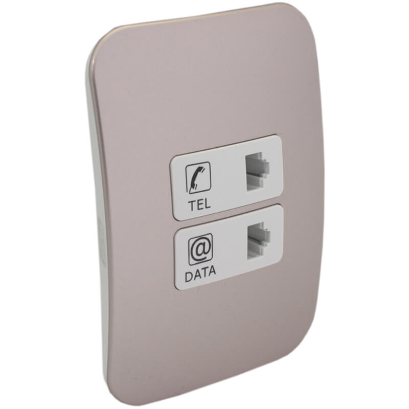 Telephone and Data Socket Outlet