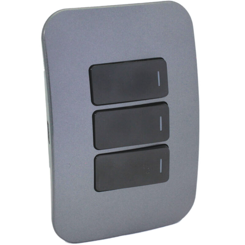 Three Lever Light Switch