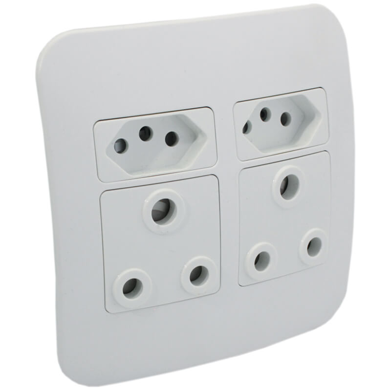 Unswitched Wall Socket - White