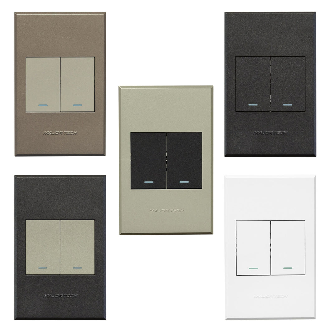 Minecraft-inspired Double Lever Light Switch Plate