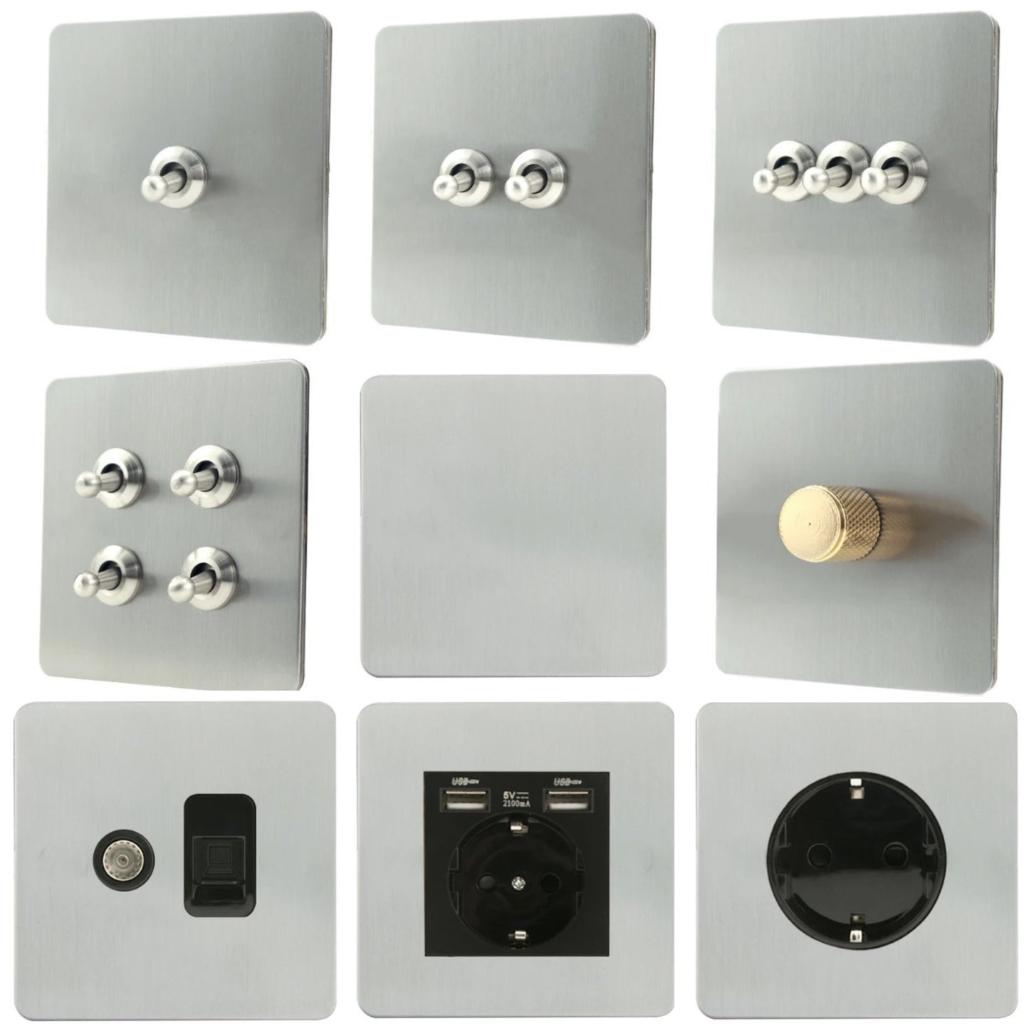 Silver - Bastille Toggle Range