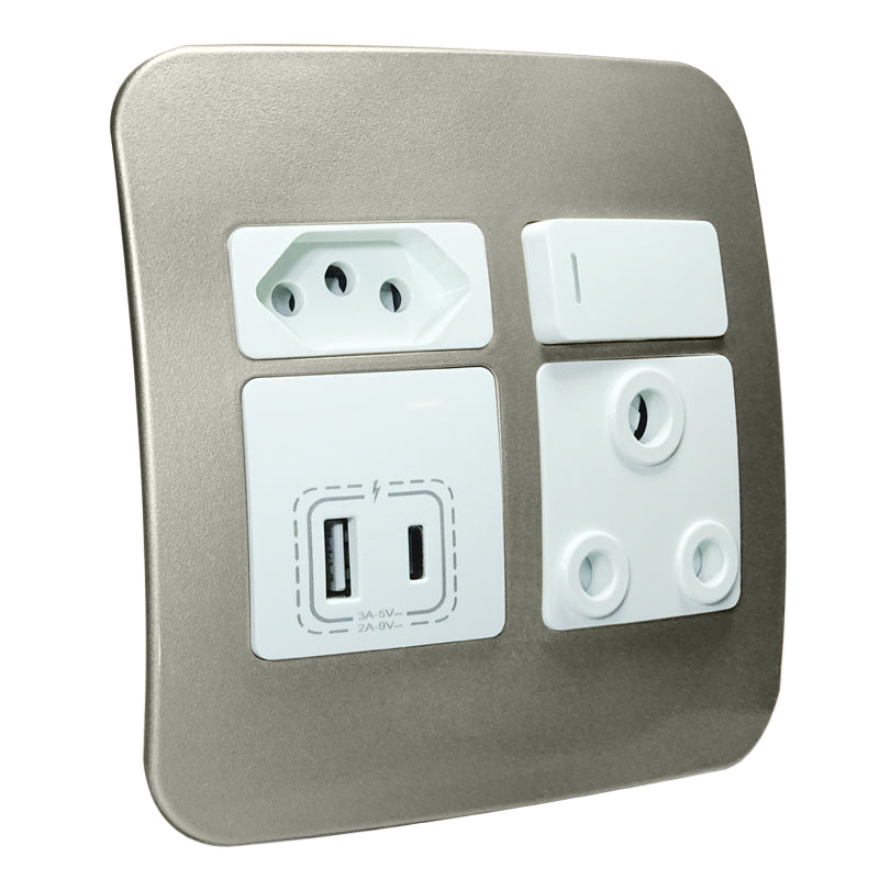 Veti 1 - USB A & C Port Wall Socket