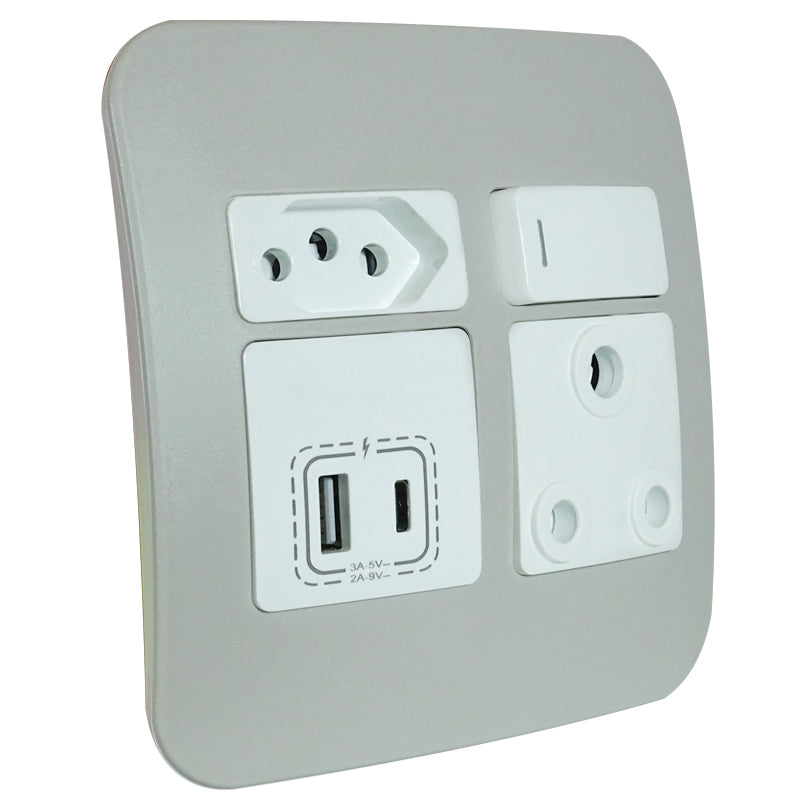 Veti 1 - USB A & C Port Wall Socket