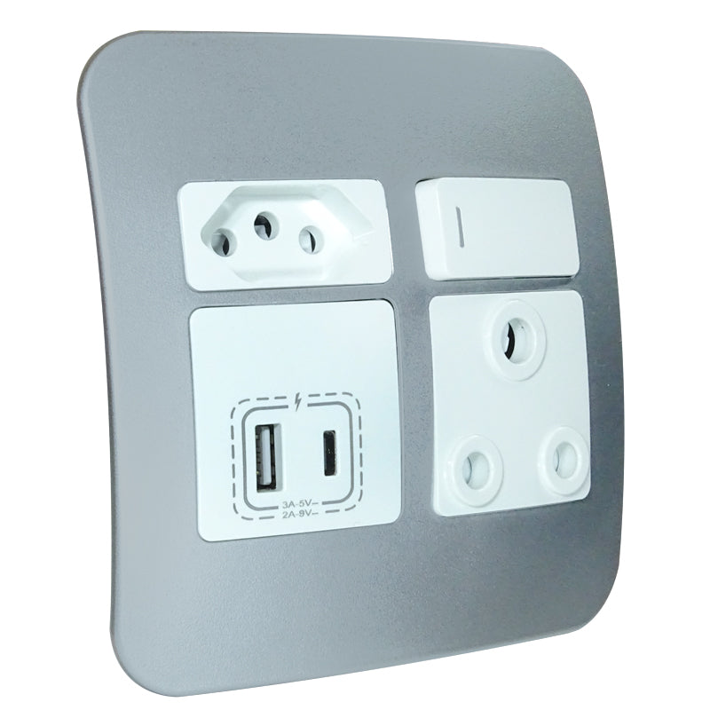 Veti 1 - USB A & C Port Wall Socket