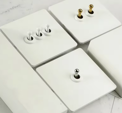 Bastille - White with Silver Toggle