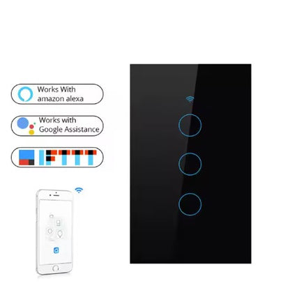 Wifi Smart Touch Switch - Black/White