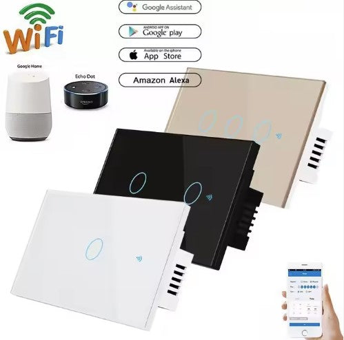 Wifi Smart Touch Switch - Black/White