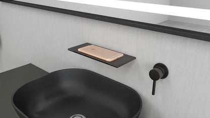 Waterfall Matt Black Basin Mixer #20120