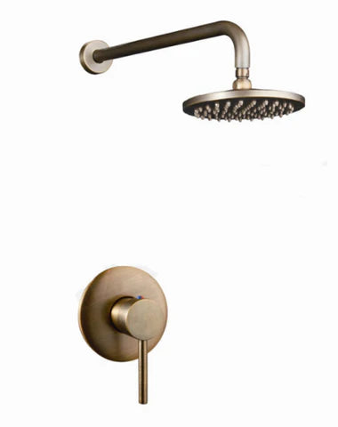 Brass Concealed Shower Unit with Single Lever Handle