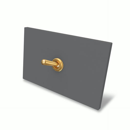 Cape Toggle - Grey with Gold Toggle