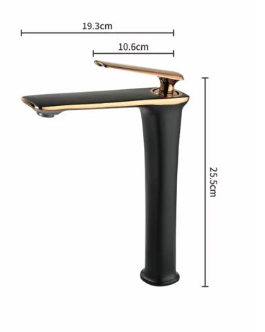 Gold Tall Modern Basin Mixer #202523