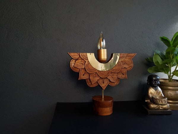 Half Mandala Standing Lamp