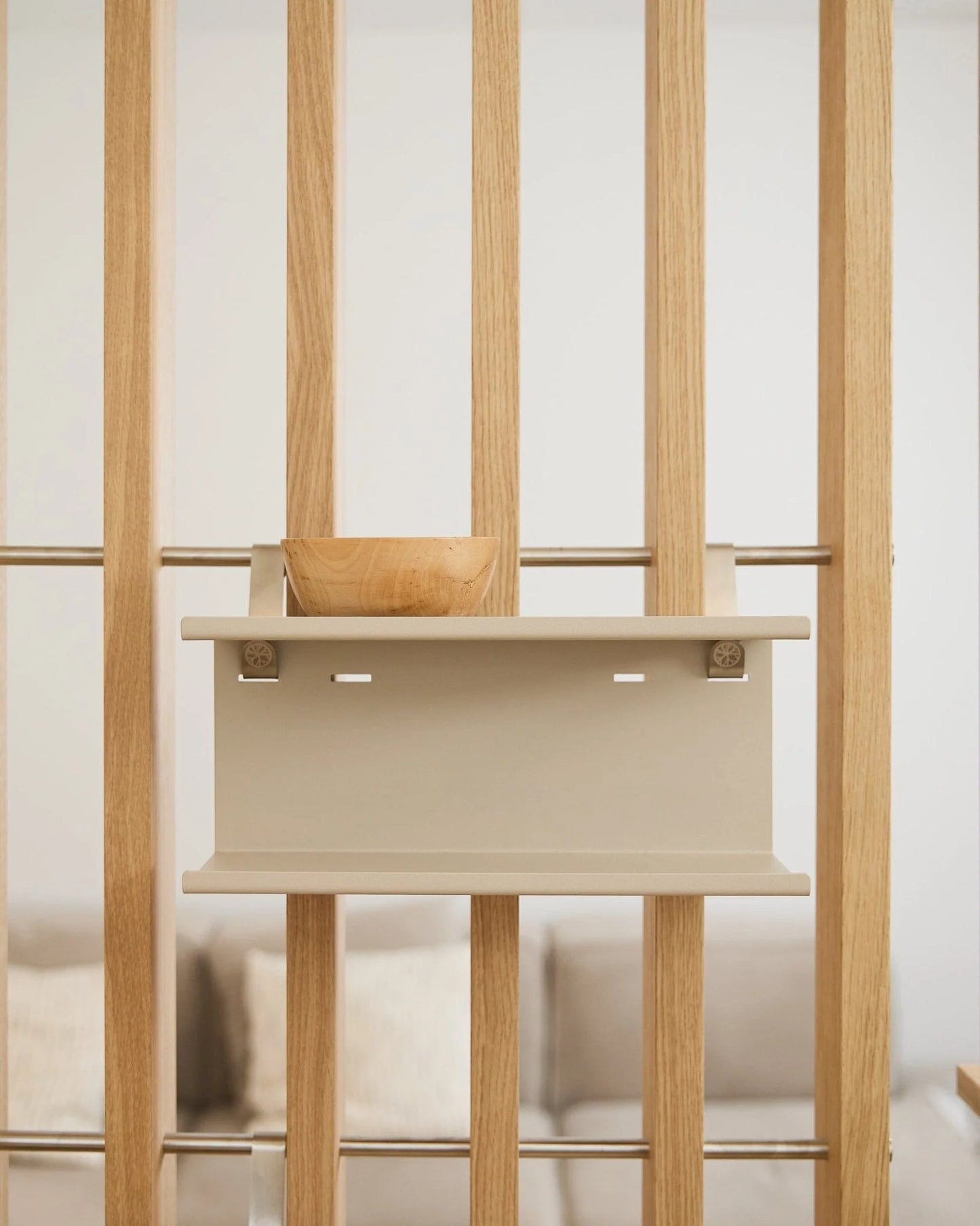 WoodUpp Nell | Double Metal Shelves