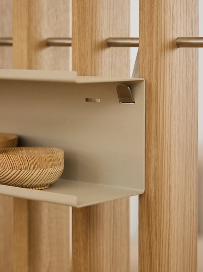 WoodUpp Nell | Double Metal Shelves