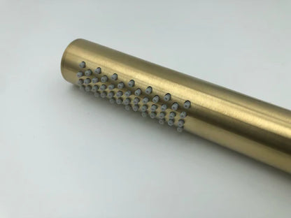Brushed Gold Modern Bath Mixer With Hand Shower #20126